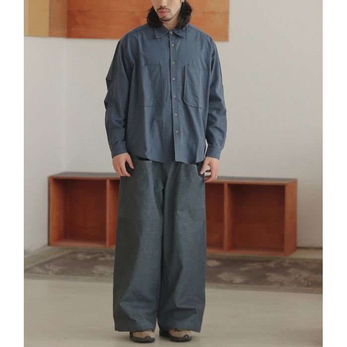 胸ポケット 長袖シャツ　M10378