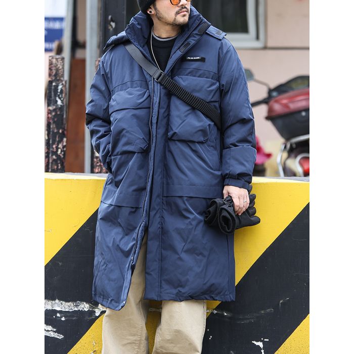 デタッチャブル フード付 ロングコート　M10607