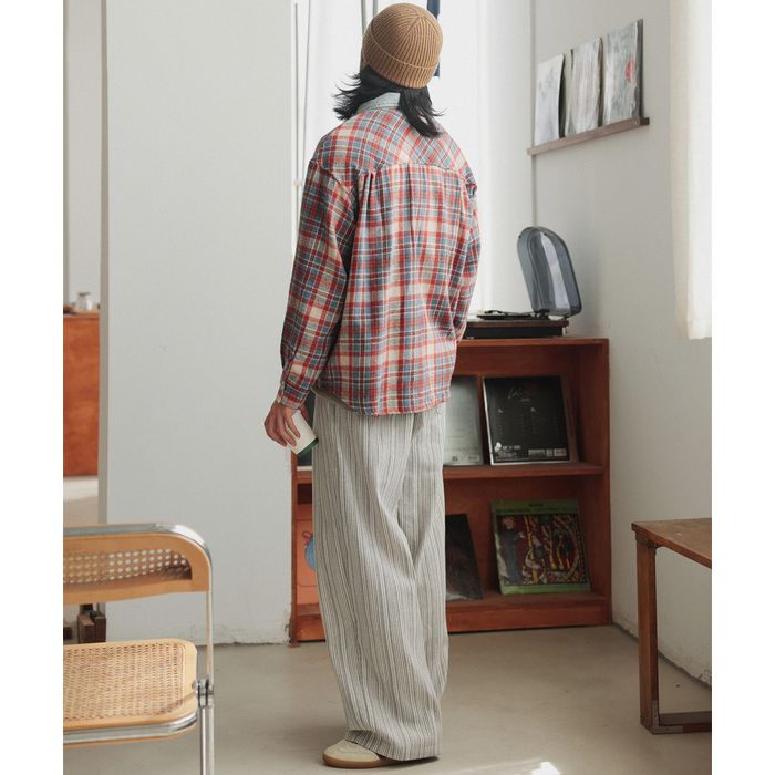 チェック柄 シャツ M10387