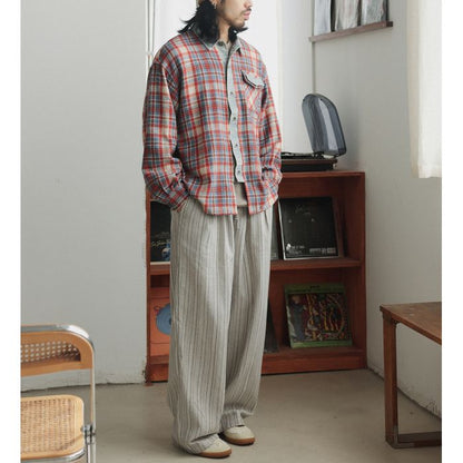 チェック柄 シャツ M10387