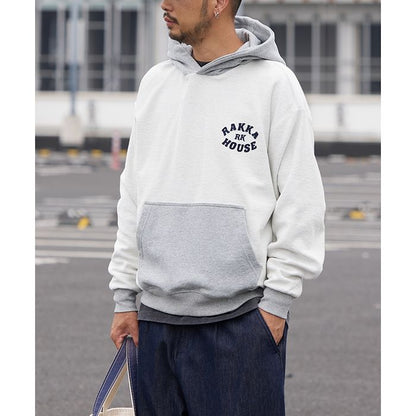 バイカラー プルオーバー フーディ　M10459