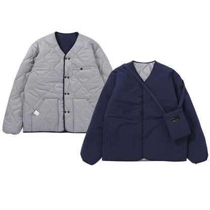 リバーシブル キルティングジャケット ミニショルダーバッグ付　M10626