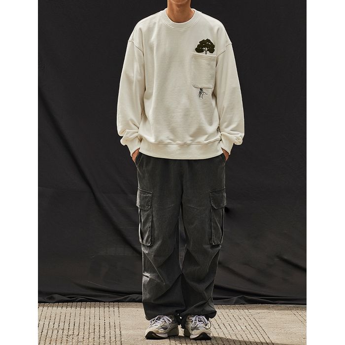 ツリー刺繍 スウェット M10595