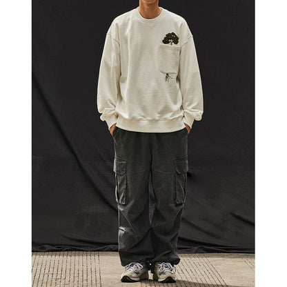 ツリー刺繍 スウェット M10595