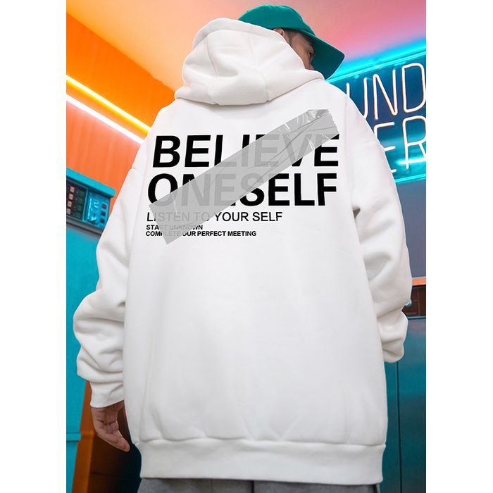 デザインロゴ オーバーサイズ フーディ　M10485