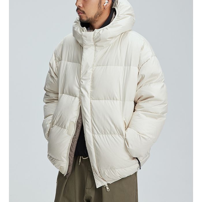 フード付き リバーシブルダウンジャケット M10579