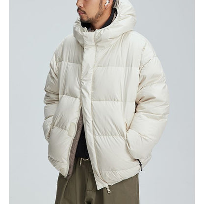 フード付き リバーシブルダウンジャケット M10579