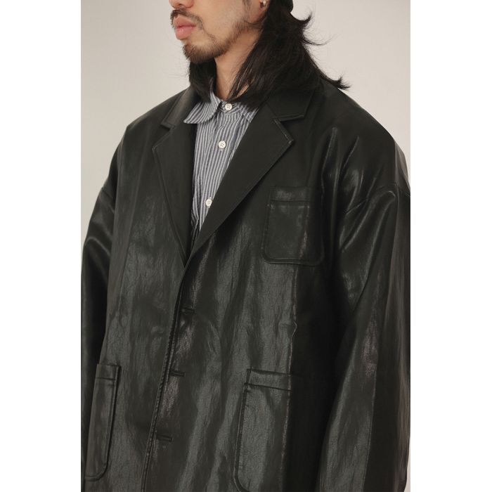 フェイクレザー ジャケット M10385