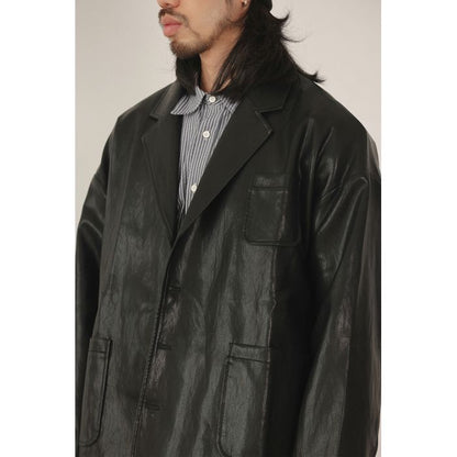 フェイクレザー ジャケット M10385