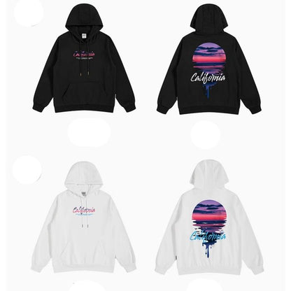 グラフィック プルオーバー フーディ　M10481