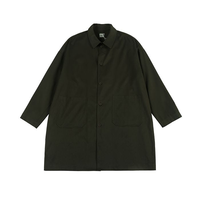 ミディアム丈ステンカラーコート　M10337