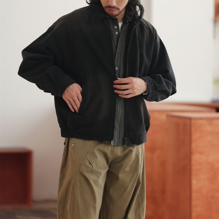 ヴィンテージ風 ジップアップジャケット M10418