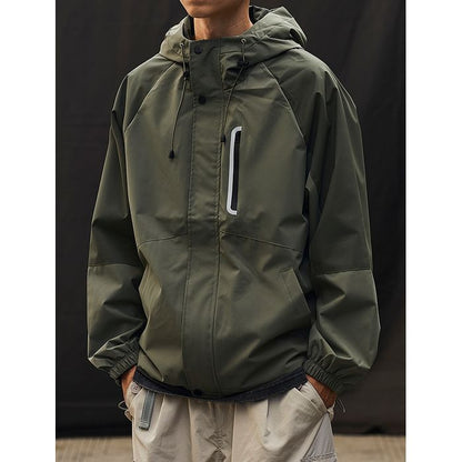 バイカラー フード付きジャケット　M10592