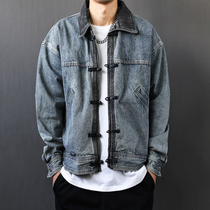 バイカラー デニム ジャケット　M10502