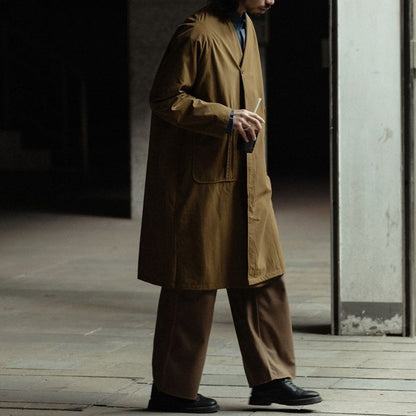 リバーシブル ミドル丈コート　M10342