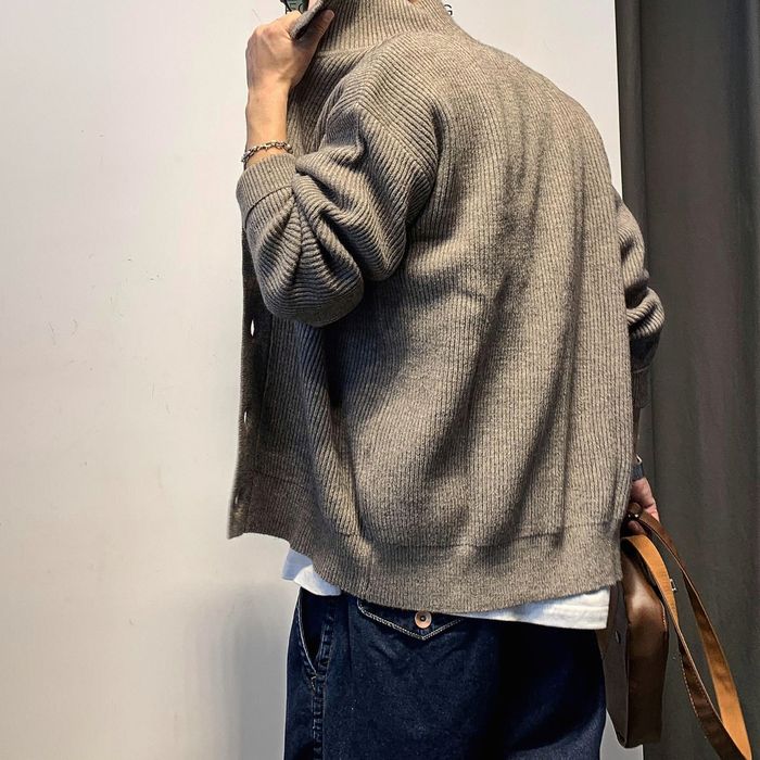 スタンドカラー カーディガン　M10529