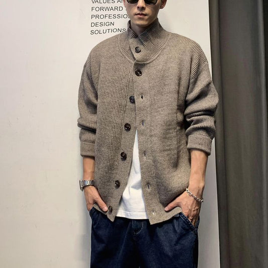 スタンドカラー カーディガン　M10529