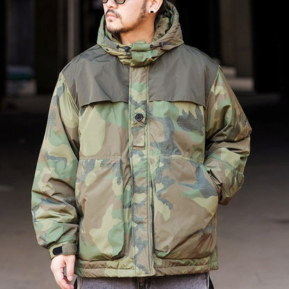 カモフラージュ柄 フード付ジャケット　M10619