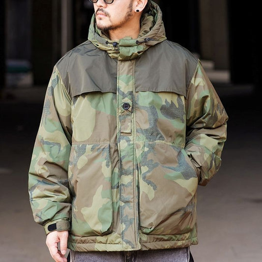 カモフラージュ柄 フード付ジャケット　M10619