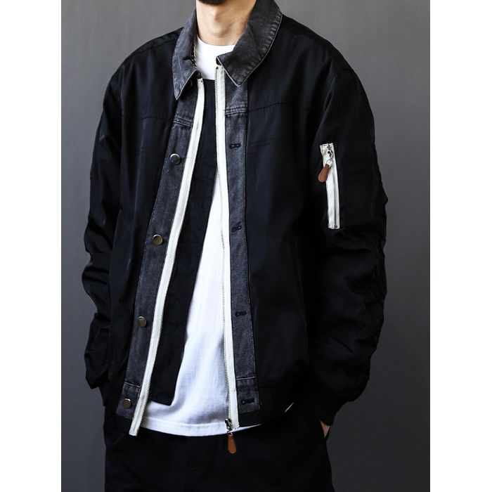 異素材ミックス ジャケット　M10501