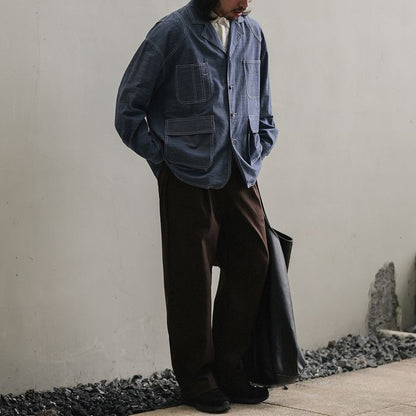 コントラストステッチ シャツ　M10350