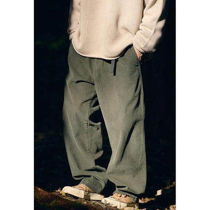 ベルト付き コーデュロイワイドパンツ　M10577