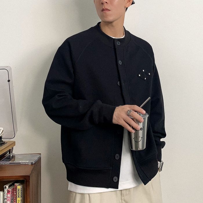 ドットラベル カーディガン　M10536