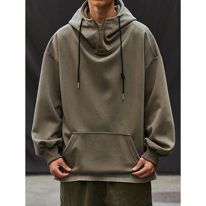 ハーフジップ フーディ　M10546