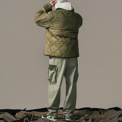 リバーシブル キルティングジャケット ミニショルダーバッグ付　M10626