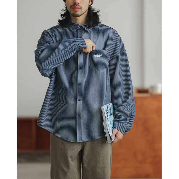 ストライプ柄 シャツ M10428