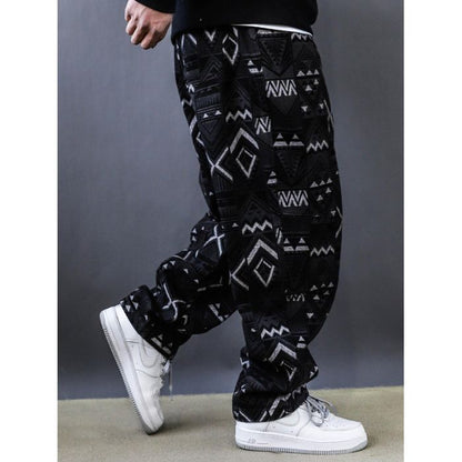 民族柄 テーパードパンツ　M10624