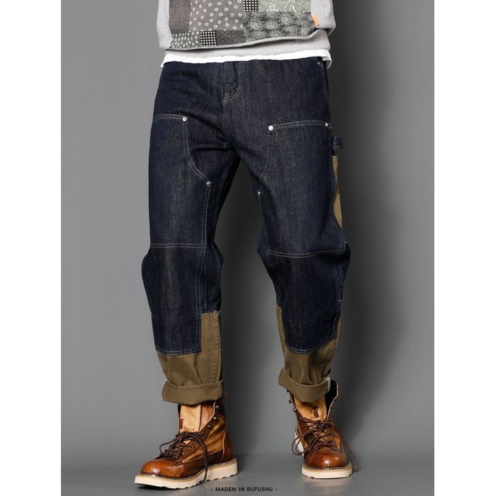 バイカラー デニムパンツ M10552