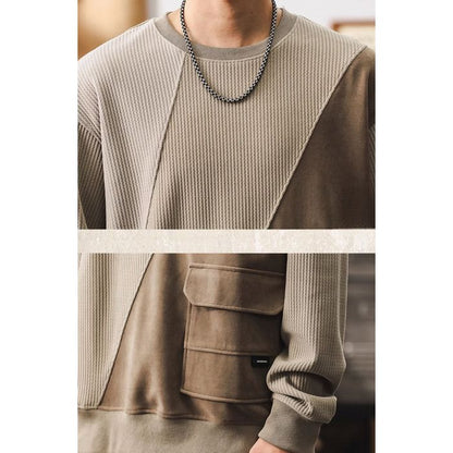 切り替えデザイン バイカラースウェット M10439