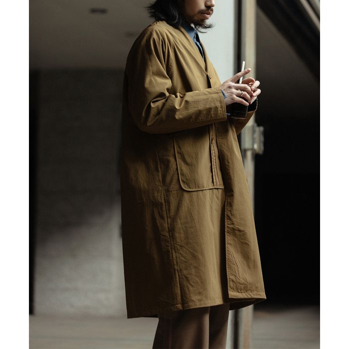 リバーシブル ミドル丈コート　M10342