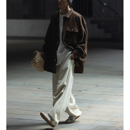 ステッチポケット 長袖シャツ　M10375