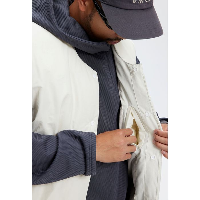 コンシールボタン ダウンベスト M10580