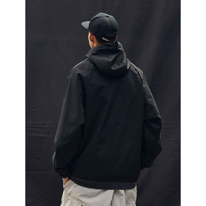 バイカラー フード付きジャケット　M10592