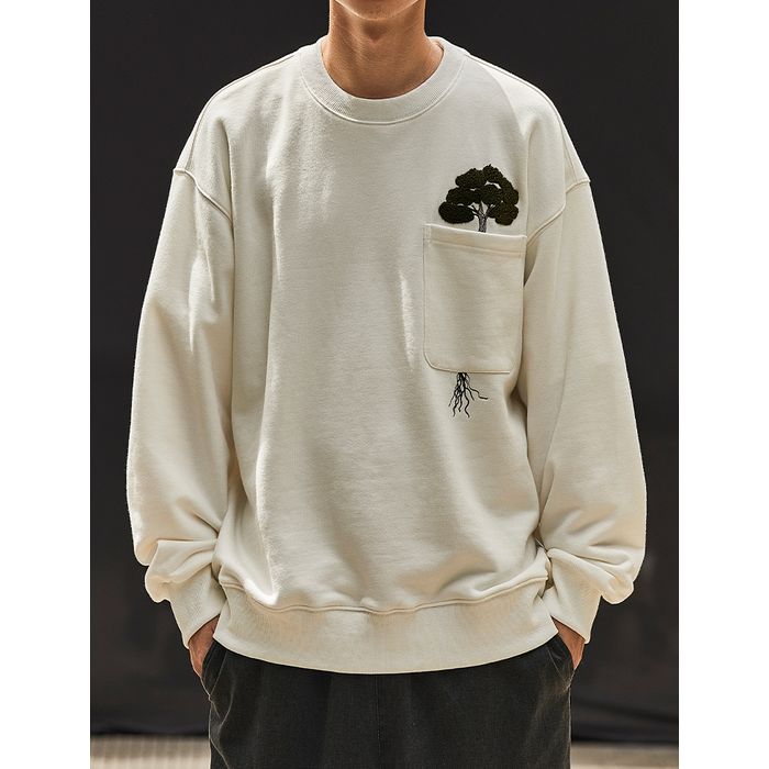 ツリー刺繍 スウェット M10595