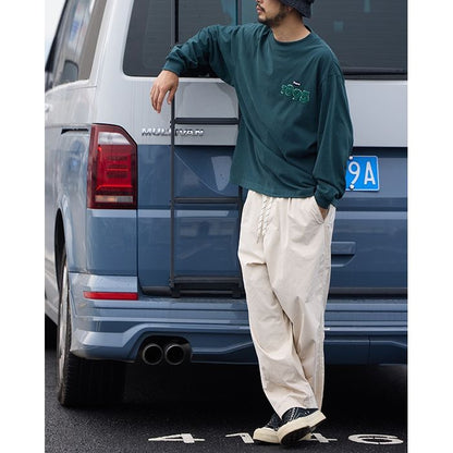 レトロロゴ 長袖Tシャツ　M10578