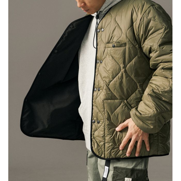 リバーシブル キルティングジャケット ミニショルダーバッグ付　M10626