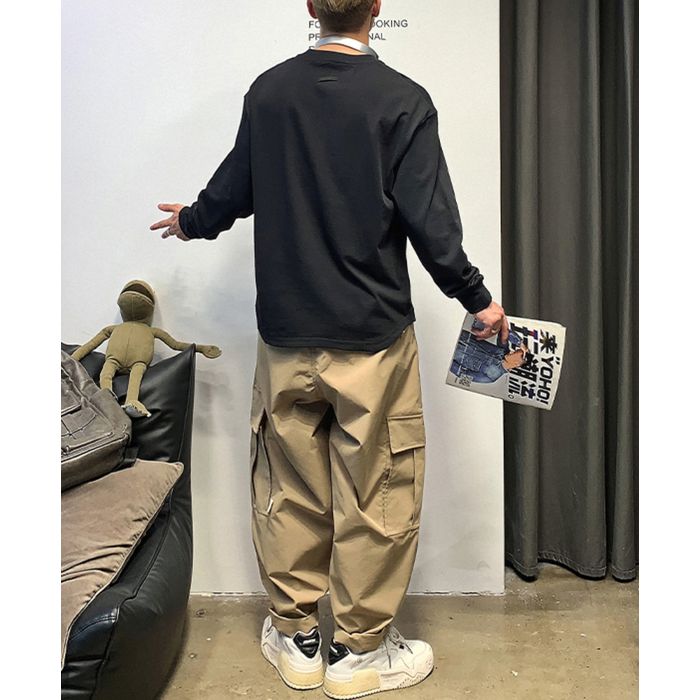 バックラベル 長袖Tシャツ　M10518