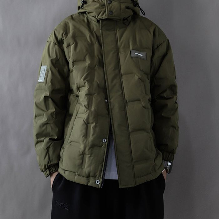 スクエアキルティング フード付ジャケット　M10627