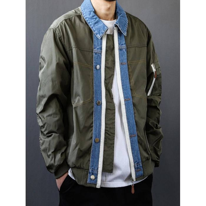 異素材ミックス ジャケット　M10501