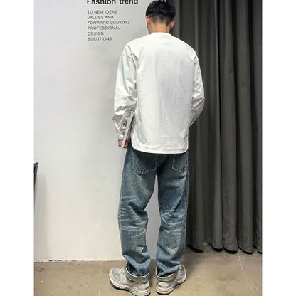 クルーネック 長袖Tシャツ　M10517