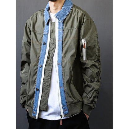 異素材ミックス ジャケット　M10501