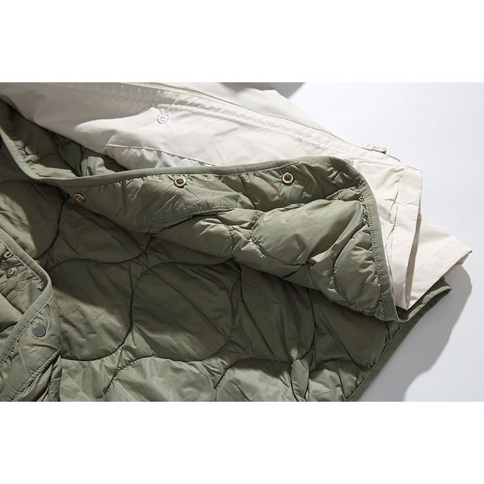 キルティング裏地 コーデュロイ襟 ジャケット　M10621