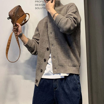 スタンドカラー カーディガン　M10529