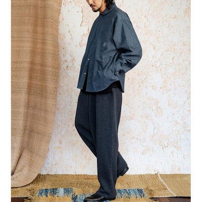 刺繍入りポケット シャツ M10404