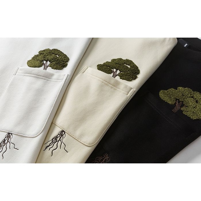 ツリー刺繍 スウェット M10595