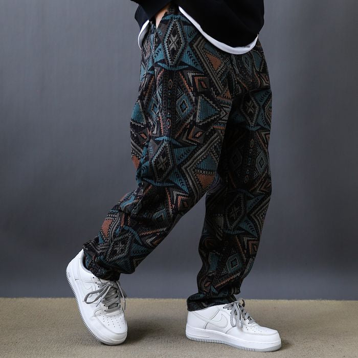 タペストリー柄 パンツ M10486